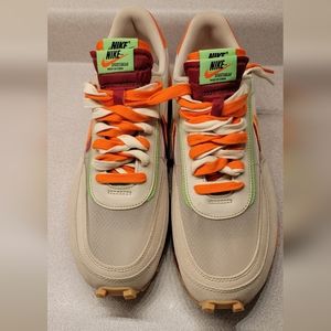 Nike LD Waffle Sacai CLOT Men's Size 12 'Orange Blaze' Authentic!
